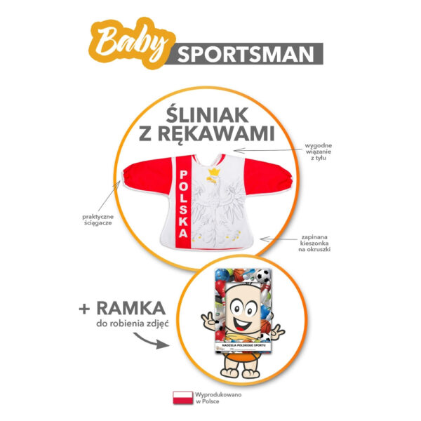 Baby Sportsman (PL) - Śliniak z rękawami - obrazek 5