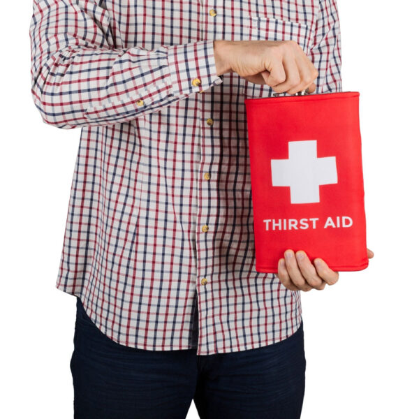 Gigantyczna Piersiówka Thirst Aid mężczyzny faceta - obrazek 2
