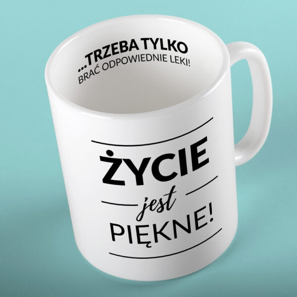 Kubek Życie jest piękne - obrazek 3