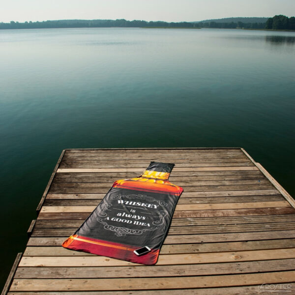 Ręcznik Butelka PLAŻOWY kąpielowy na plażę basen - obrazek 5