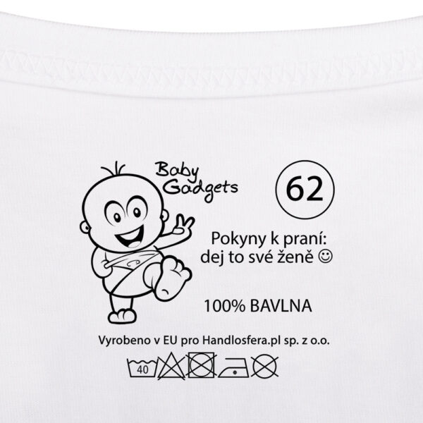 Baby Instructions - Body z instrukcją dla Taty (CZ) - obrazek 3