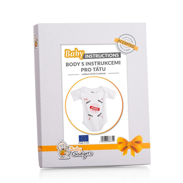 Baby Instructions - Body z instrukcją dla Taty (CZ) - obrazek 4