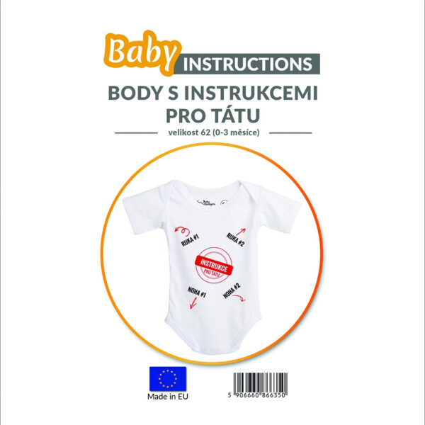 Baby Instructions - Body z instrukcją dla Taty (CZ) - obrazek 6