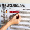Zdrapka Biegacza prezent PLAKAT mapa maraton - obrazek 3