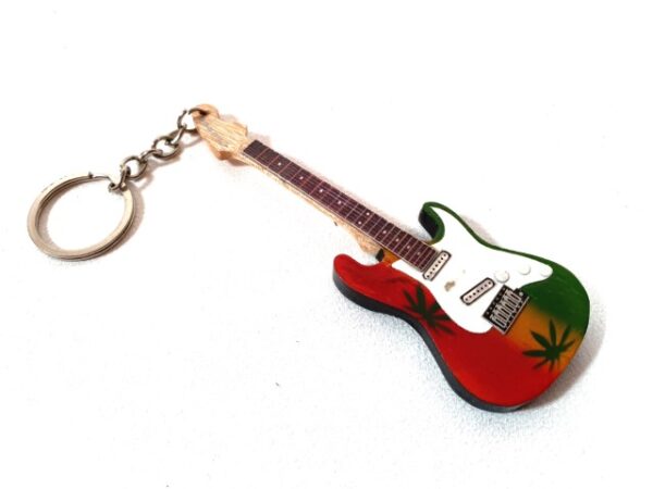 Breloczek gitara w stylu Bob Marley EGK-0641