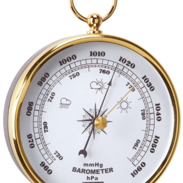 Barometr w oprawie mosiężnej o 110 mm 27.6245
