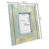 Drewniana ramka na zdjęcia złoto-mięta - 30898 - format zdjęcia 15x10cm - obrazek 3