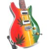 Mini gitara w stylu Bob Marley Tribute Ganja MGT-0468 - obrazek 5