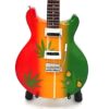 Mini gitara w stylu Bob Marley Tribute Ganja MGT-0468 - obrazek 7