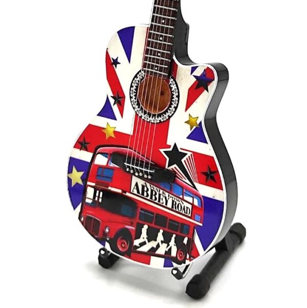 Mini gitara w stylu The Beatles - Abbey Road - MGT-5159 - obrazek 4