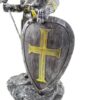 Rycerz - krzyżowiec - Figurka dekoracyjna - Wysokość 18cm - MC-23079 - obrazek 6
