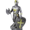 Rycerz - krzyżowiec - Figurka dekoracyjna - Wysokość 18cm - MC-23079 - obrazek 8