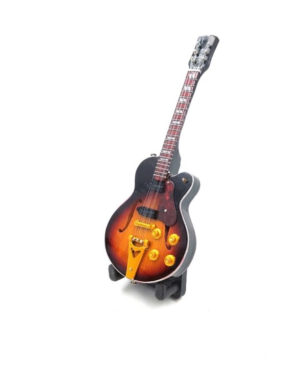 Mini gitara 15cm - BMG-011 w stylu Elvis Presley - obrazek 3