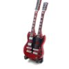 Mini gitara 15cm - BMG-020 w stylu Jimmy Page - obrazek 3
