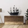 Czarna Perła model statku pirackiego - Długość 89cm - BP80R - obrazek 12