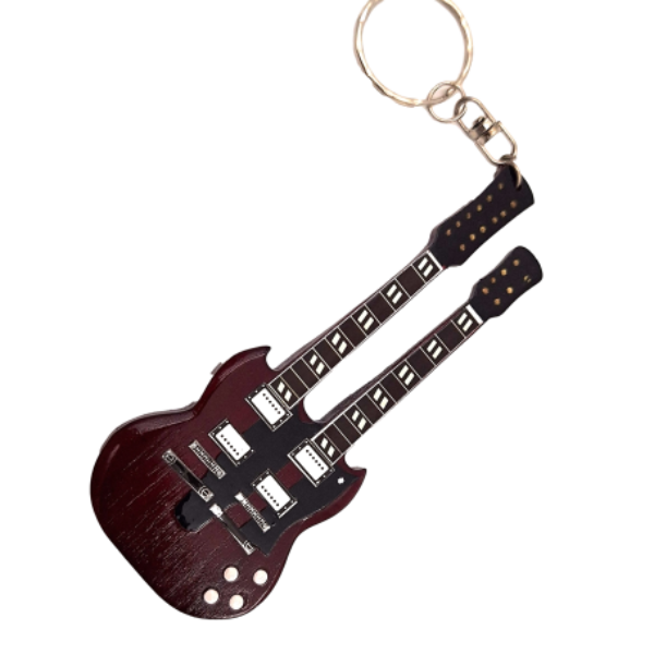 Breloczek gitara w stylu Led Zeppelin - Jimmy Page - EGK-0115